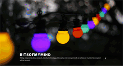 Desktop Screenshot of bitsofmymind.com